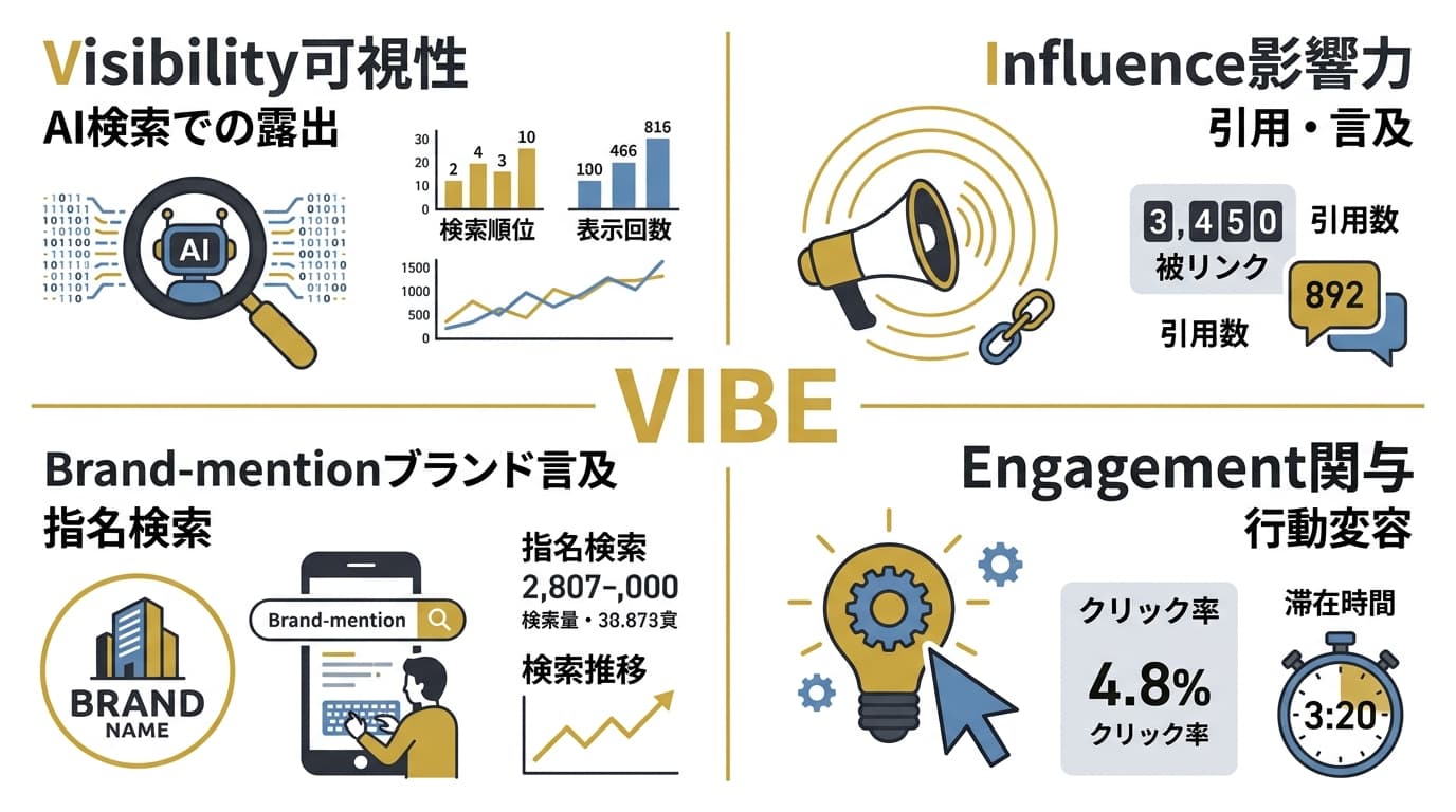 VIBEフレームワークの4軸図