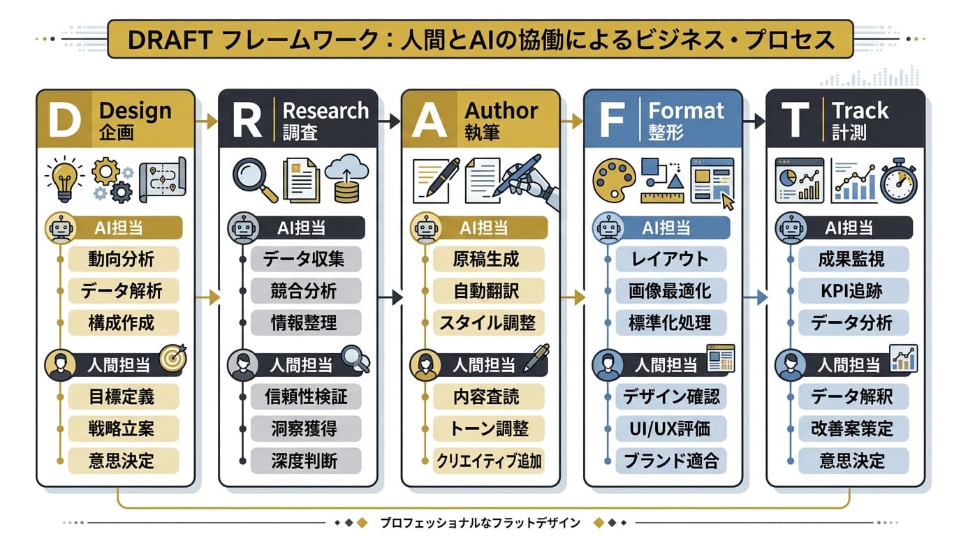 DRAFTフレームワークの5ステップ