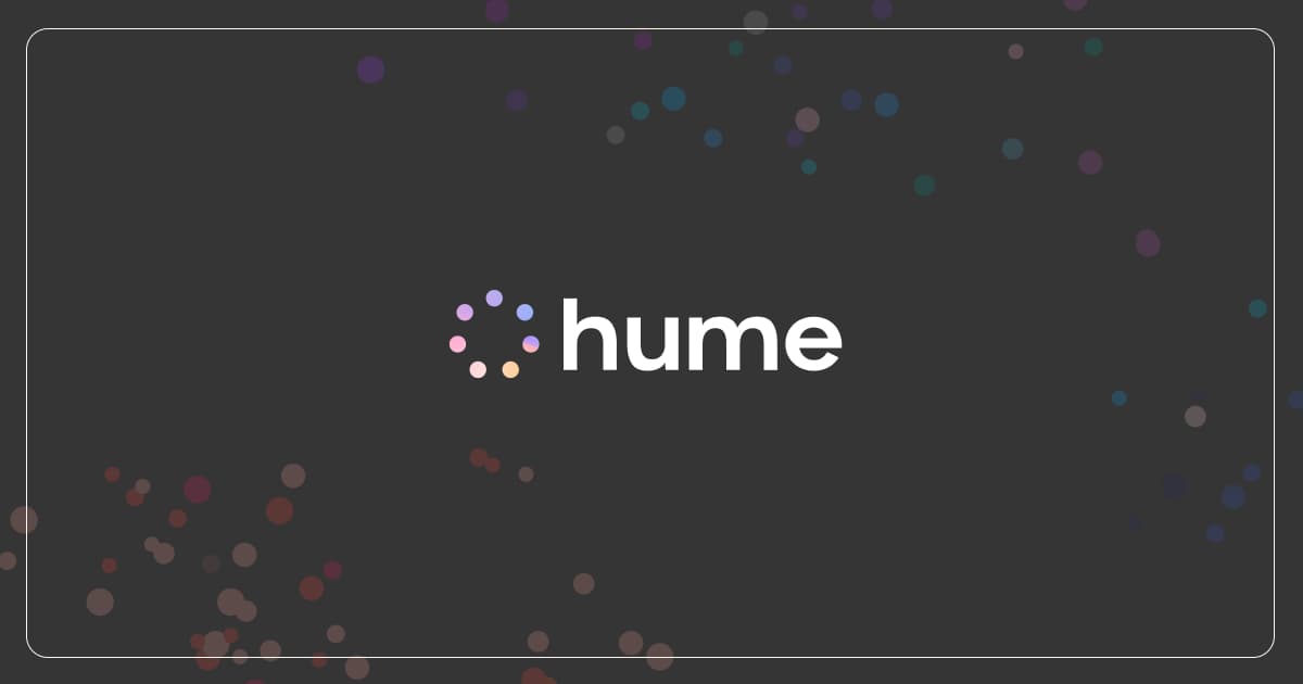 Hume AI image
