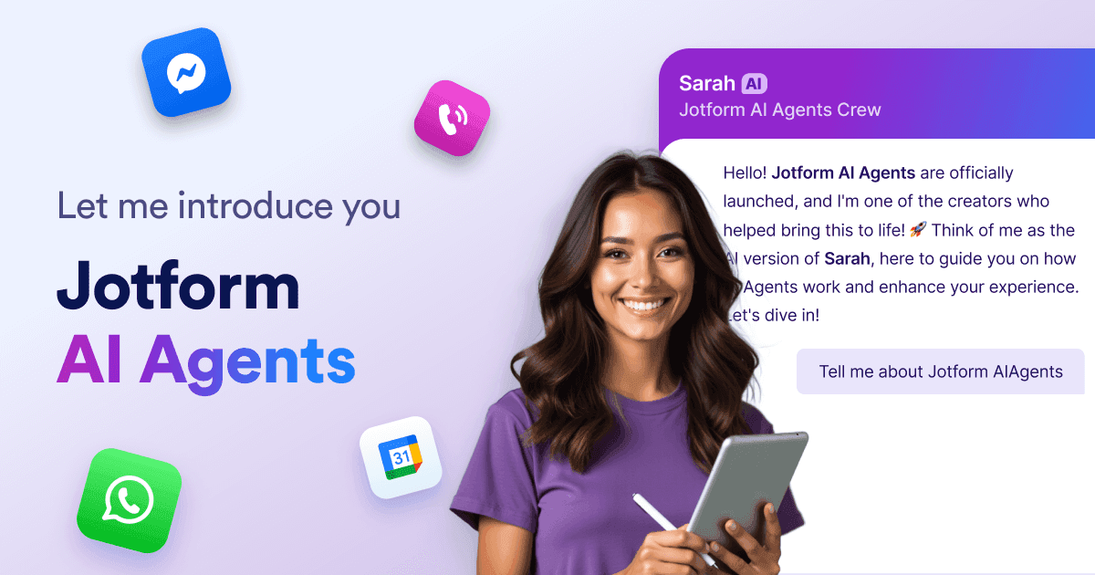 Jotform AI Agents image